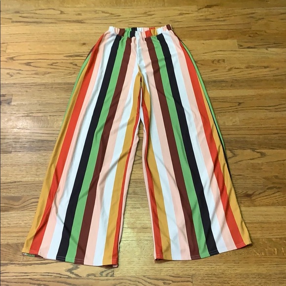 NastyGal Strip Pants - Picture 1 of 5